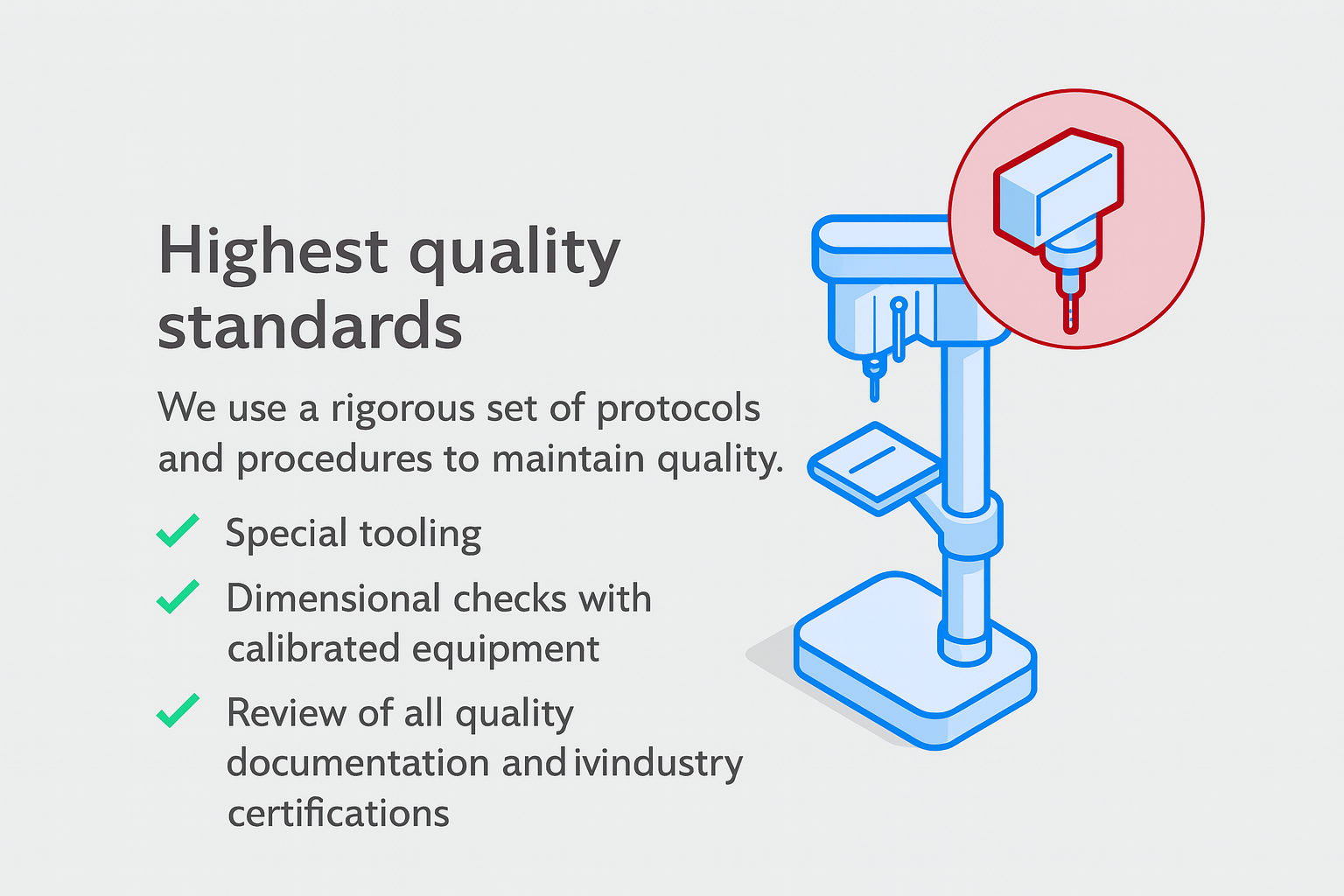 High Inspection Standard SpeedSteel | Precision Manufacturing & Industrial Services
